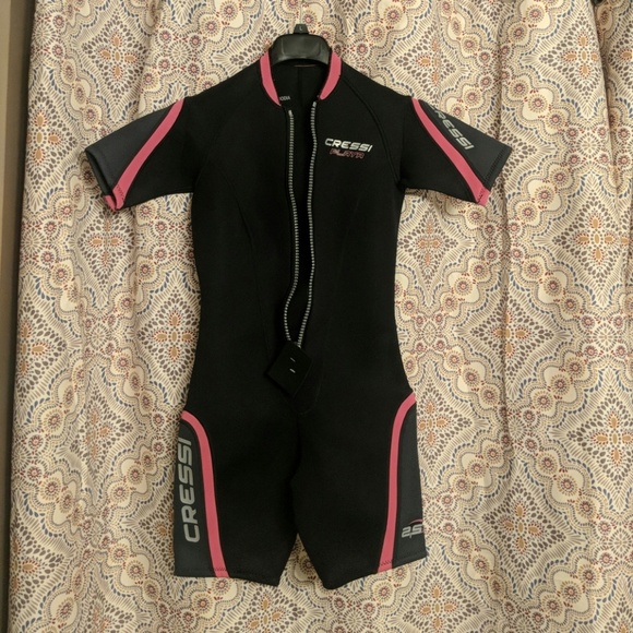 Cressi Front Zip Shorty Wetsuit, Size S/2 - Picture 3 of 5